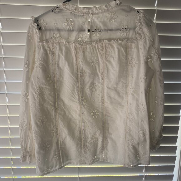 J. Crew Daisy Long Sleeve Blouse - Picture 7 of 11